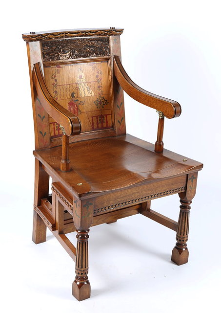 Appraisal: STEWART LINFORD CHAIRMAKER HIGH WYCOMBE The William Shakespeare ChairAn English