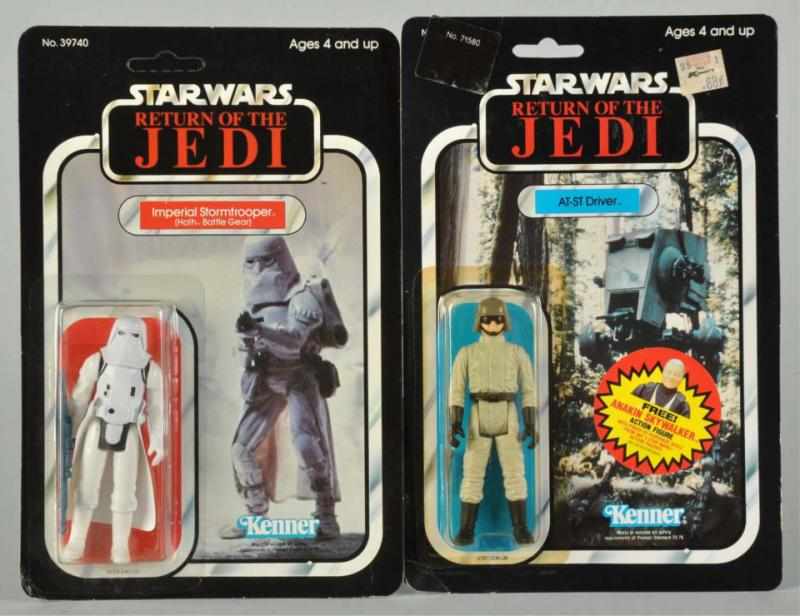 Appraisal: Lot of Star Wars Carded Figures Description Return of the