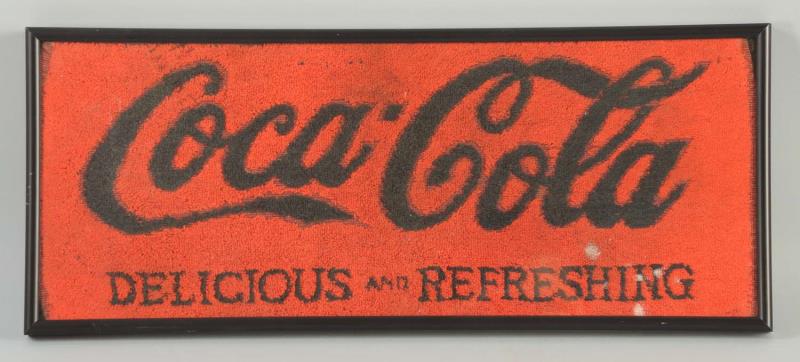 Appraisal: Cloth Coca-Cola Soda Fountain Towel This Coca-Cola towel has a