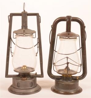 Appraisal: Two Railroad Lanterns st C T Ham No - h