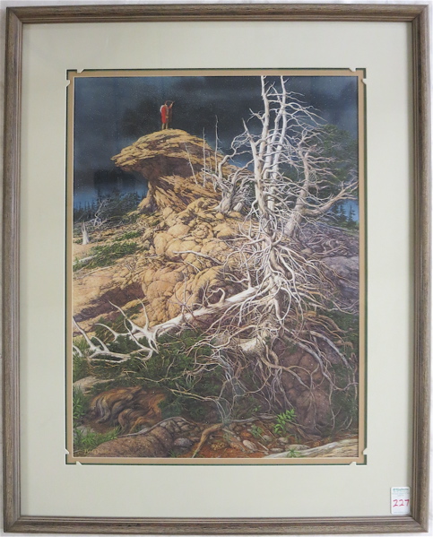 Appraisal: BEV DOOLITTLE OFF-SET LITHOGRAPH California born Prayer for the Wild