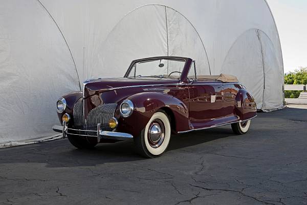 Appraisal: Lincoln Zephyr Convertible CoupeChassis no H Introduced in late as