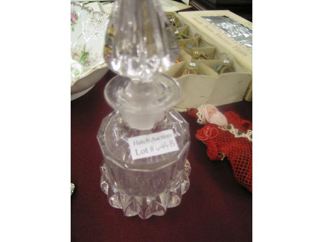 Appraisal: Victorian Glass Perfume Bottle