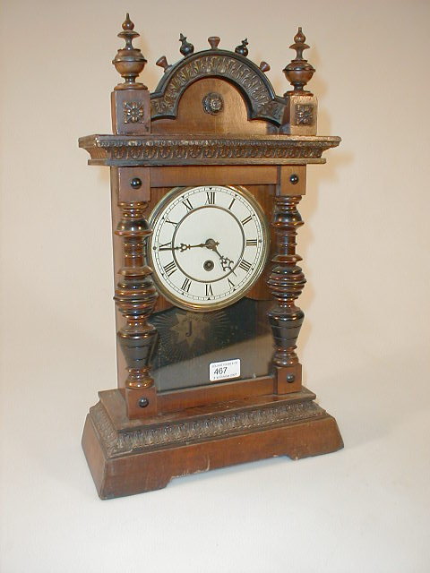 Appraisal: A thC German mantel clock with compensating pendulum high