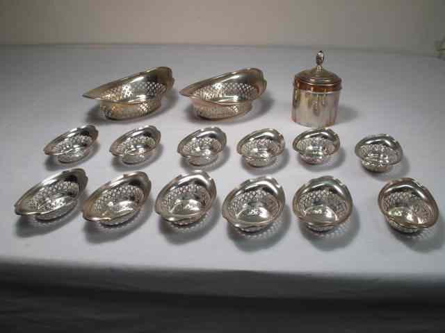 Appraisal: Mixed lot sterling silver includes An American reticulated sterling silver