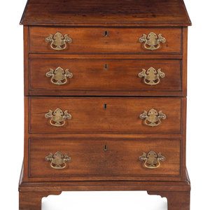 Appraisal: A George III Mahogany Bachelor's Chest Early th Century Height