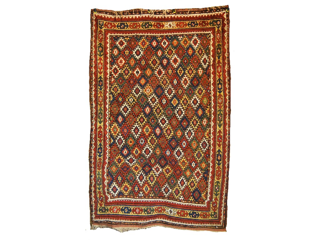 Appraisal: North East Persian Kuchang Kurdish small carpet early th century