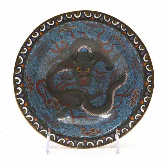 Appraisal: A Chinese Cloisonne Enamel Bowl of circular footed form with