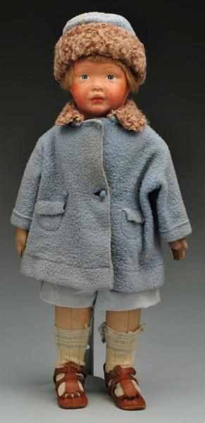 Appraisal: Kamkins Cloth Child Doll Description All cloth doll with molded