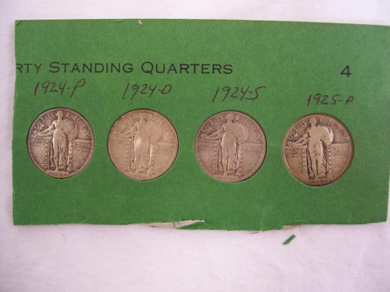 Appraisal: - Standing Liberty Quarters w Key Dates Includes P D