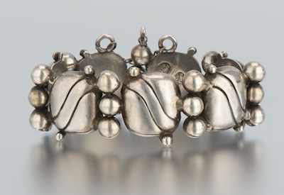 Appraisal: A William Spratling Sterling Silver Bracelet Sterling silver bracelet with