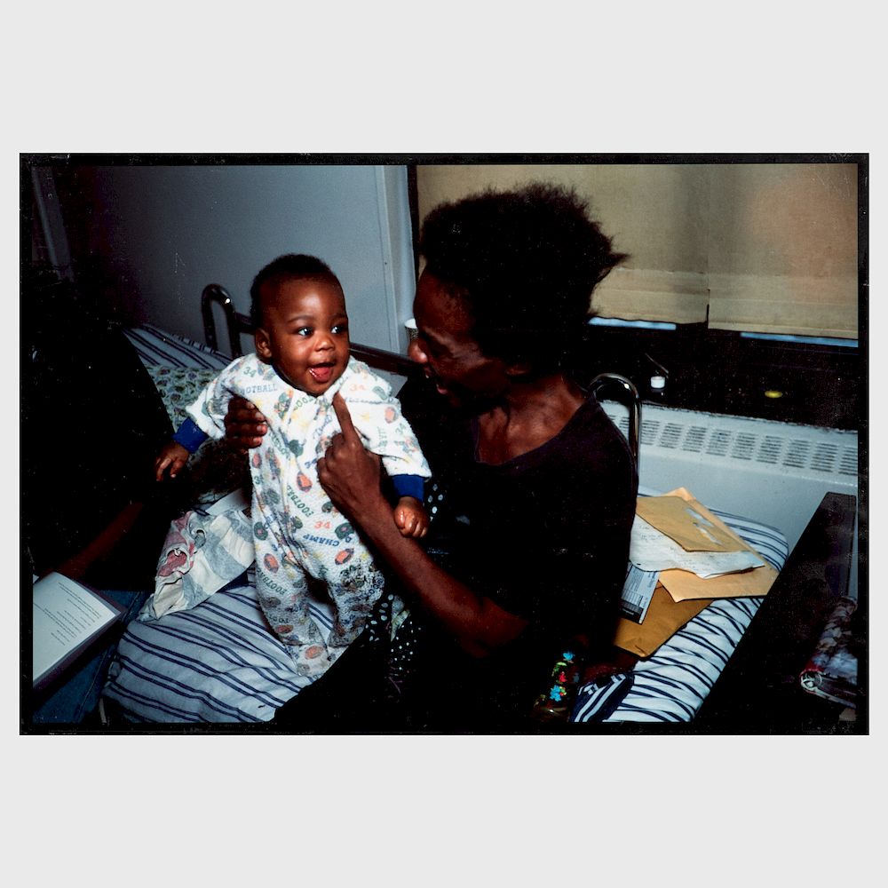 Appraisal: Nan Goldin b Linda and Her Baby Vincent N Y