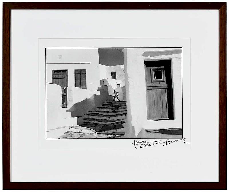 Appraisal: Henri Cartier-Bresson French - Siphnos Greece signed recto lower right