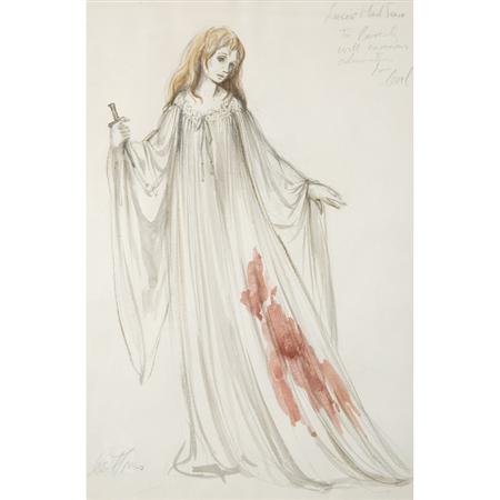 Appraisal: Carl Toms British - Costume Design for Beverly Sills as