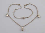 Appraisal: A silver necklace by Elsa Perreti for Tiffany Co approx