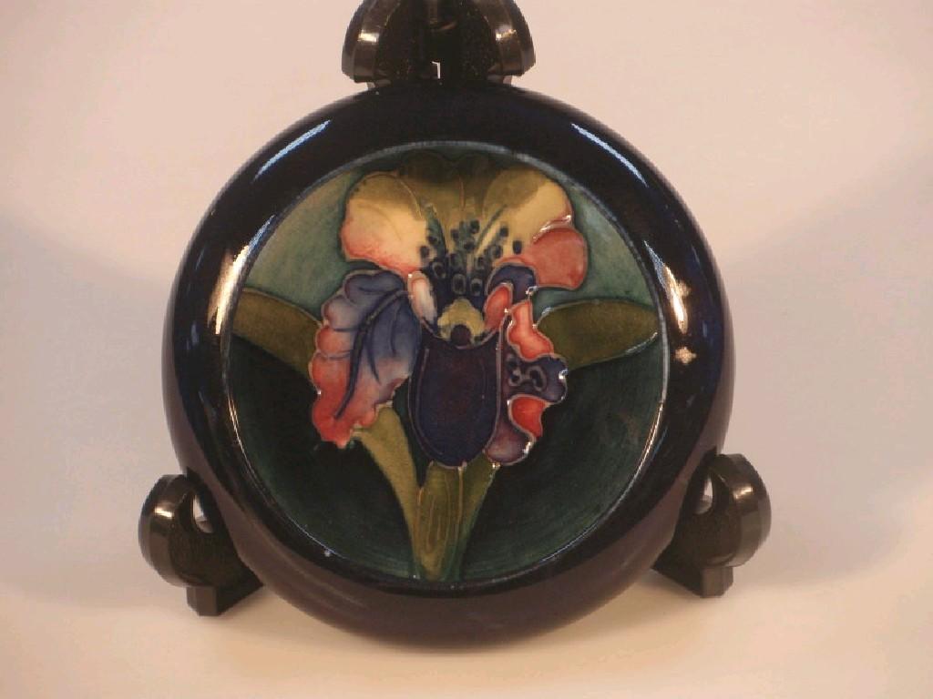 Appraisal: A mid thC Moorcroft pottery pin dish internally decorated with