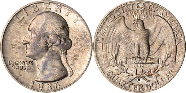 Appraisal: -D C An original coin with dark obverse argent-gray toning