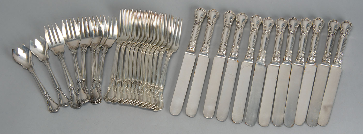 Appraisal: STERLING SILVER PARTIAL FLATWARE SET BY GORHAM MFG CO In