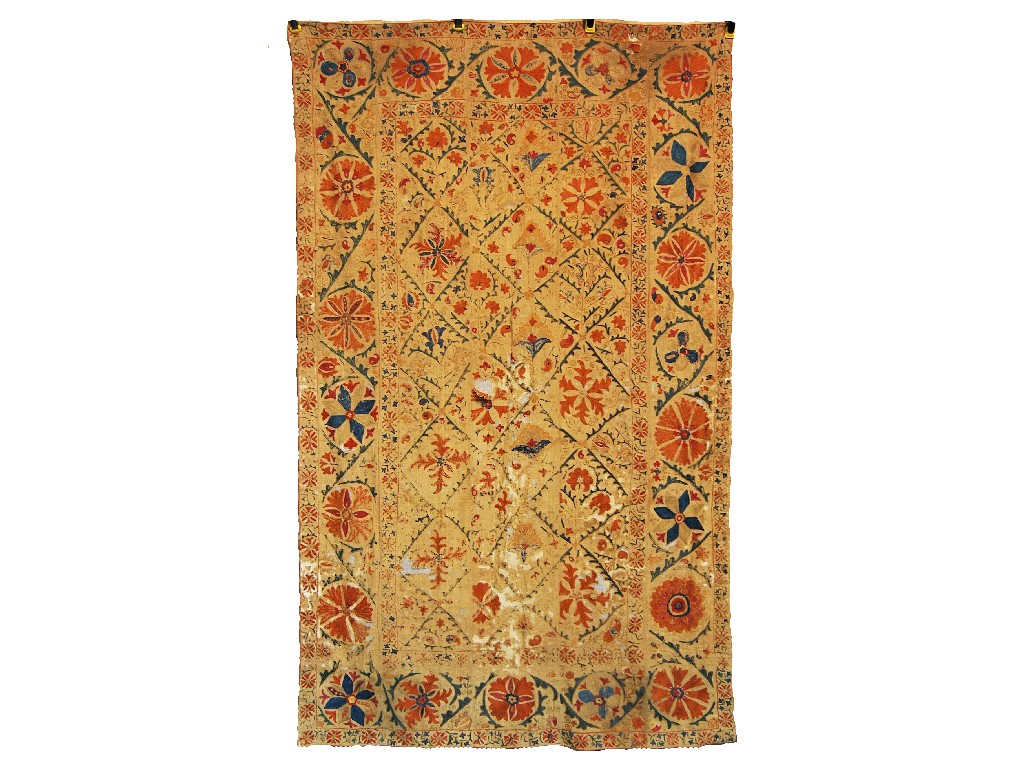 Appraisal: Antique Suzani Bokhara mid th century