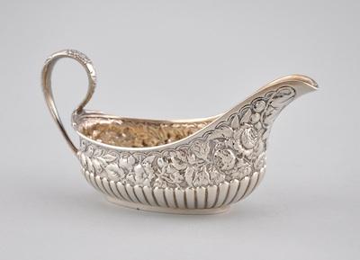 Appraisal: A Tiffany Co Sterling Silver Sauce Boat Of elongated oval