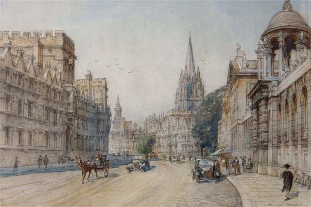 Appraisal: HENRY CHARLES BREWER - - View of the High Street