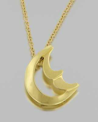 Appraisal: A Paloma Picasso for Tiffany Co k Gold Moon Pendant