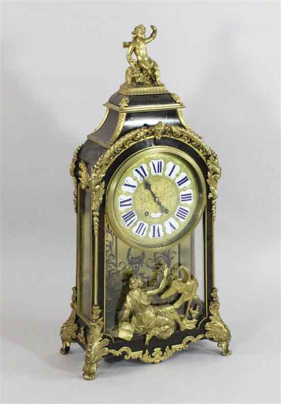 Appraisal: A th century French boullework bracket clock retailed by Charles