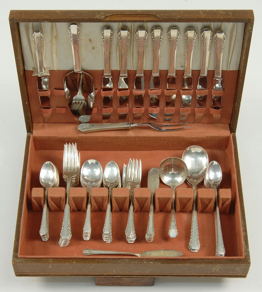 Appraisal: STERLING SILVER PARTIAL FLATWARE SET By Hallmark in the Ballad