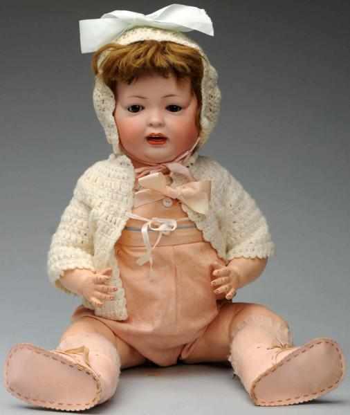 Appraisal: Delightful H S Co Character Doll German bisque socket head