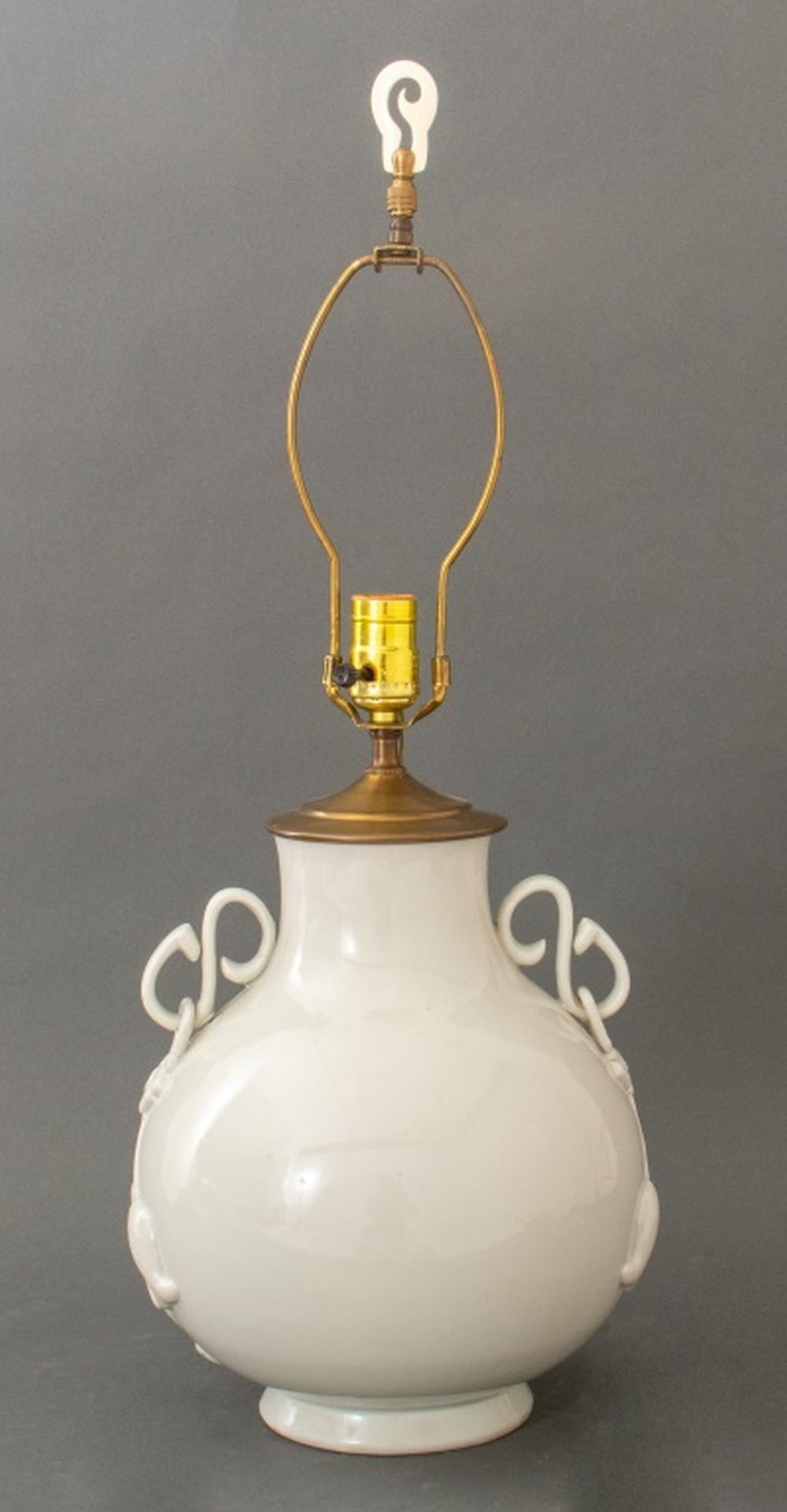 Appraisal: CHINESE GU STYLE VESSEL MOUNTED AS A LAMP TH C