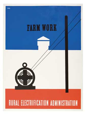 Appraisal: LESTER BEALL - FARM WORK RURAL ELECTRIFICATION ADMINISTRATION x inches