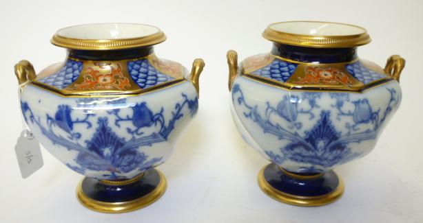 Appraisal: A PAIR OF MACINTYRE MOORCROFT POTTERY VASES early th century