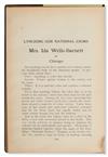 Appraisal: ANTI-LYNCHING FIREBRAND CIVIL RIGHTS--LYNCHING WELLS IDA B ARNETT Lynching Our