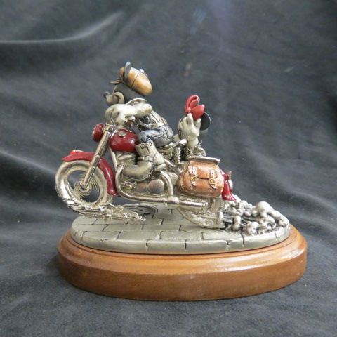 Appraisal: Disney Pewter Figurine Get Your Motor Running of Mickey Minnie