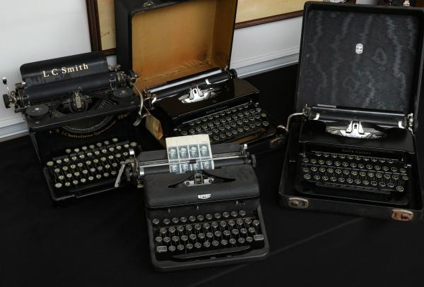 Appraisal: FOUR VINTAGE MANUAL TYPEWRITERSRoyal Smith Smith Corona ONSITE AUCTION This