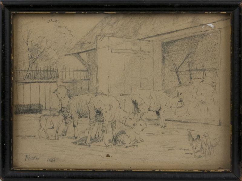 Appraisal: Myles Birket Foster British - Drawing graphite on paper laid