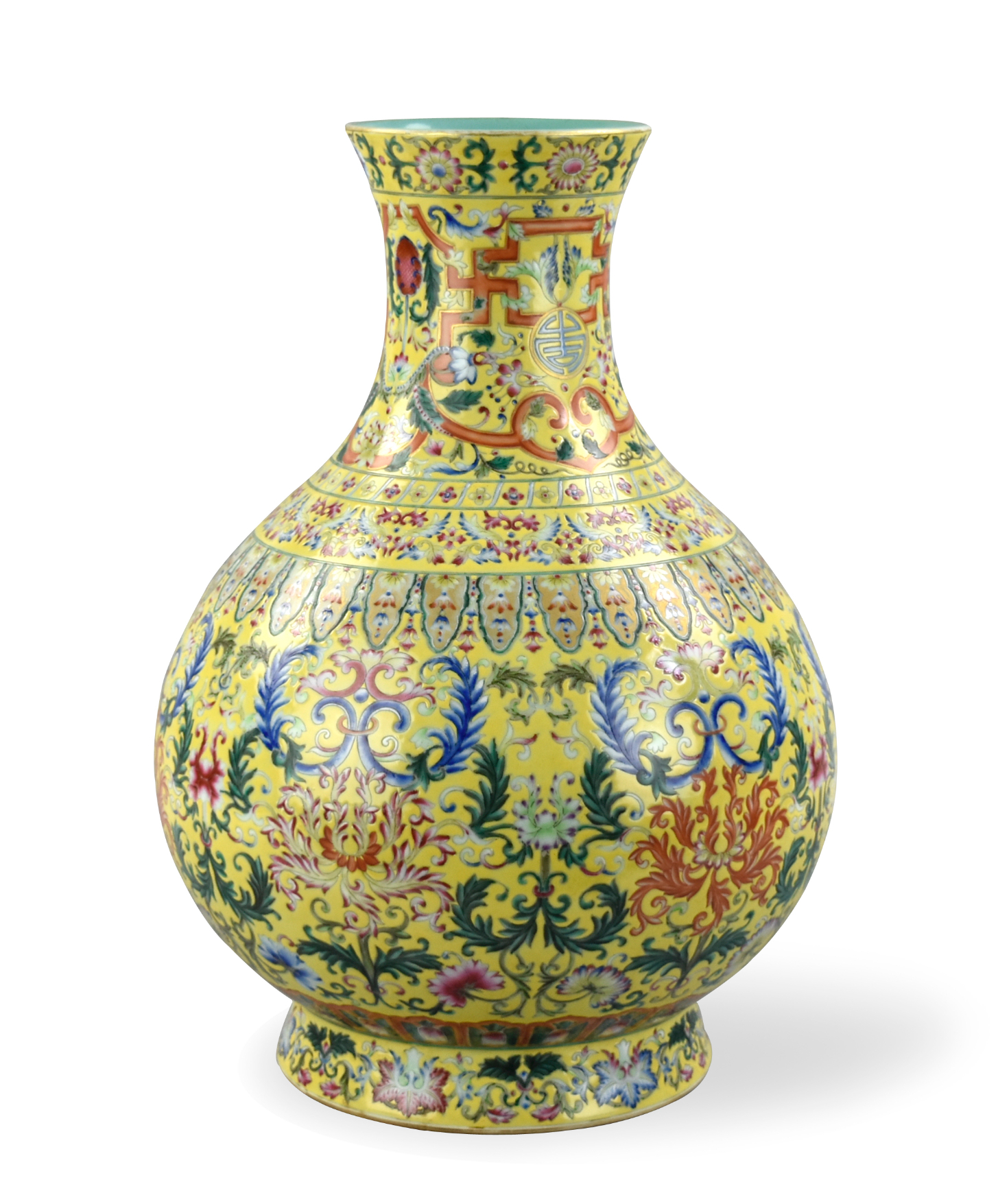 Appraisal: Chinese Qianlong mark but - th C the globular body