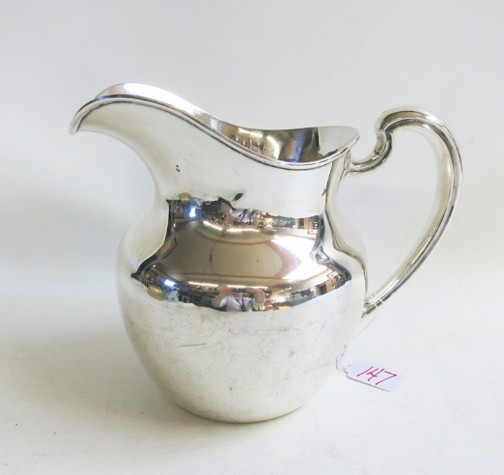 Appraisal: GORHAM STERLING SILVER PITCHER A pints Height inches Weight troy