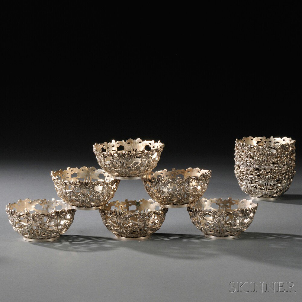 Appraisal: Twelve Sterling Silver Bowls late th early th century J