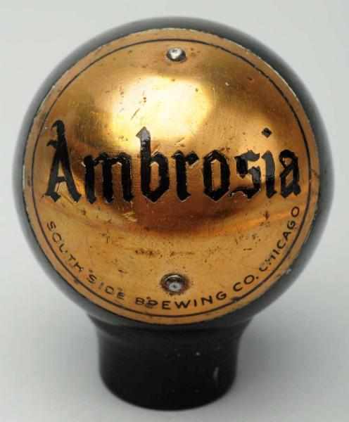 Appraisal: Ambrosia Beer Dakaware Tap Knob Southside Brewing Company Overall scratching