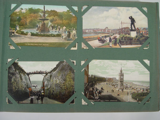 Appraisal: Postcard album of mixed subject matter including tourist towns topographical