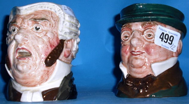 Appraisal: Royal Doulton Midsize Character Jugs Mr Pickwick D and Buzz