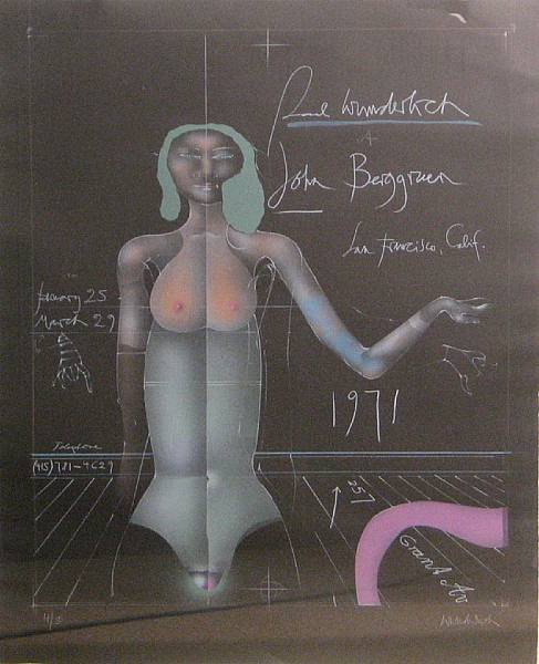 Appraisal: Paul Wunderlich German born Paul Wunderlich and John Berggruen San