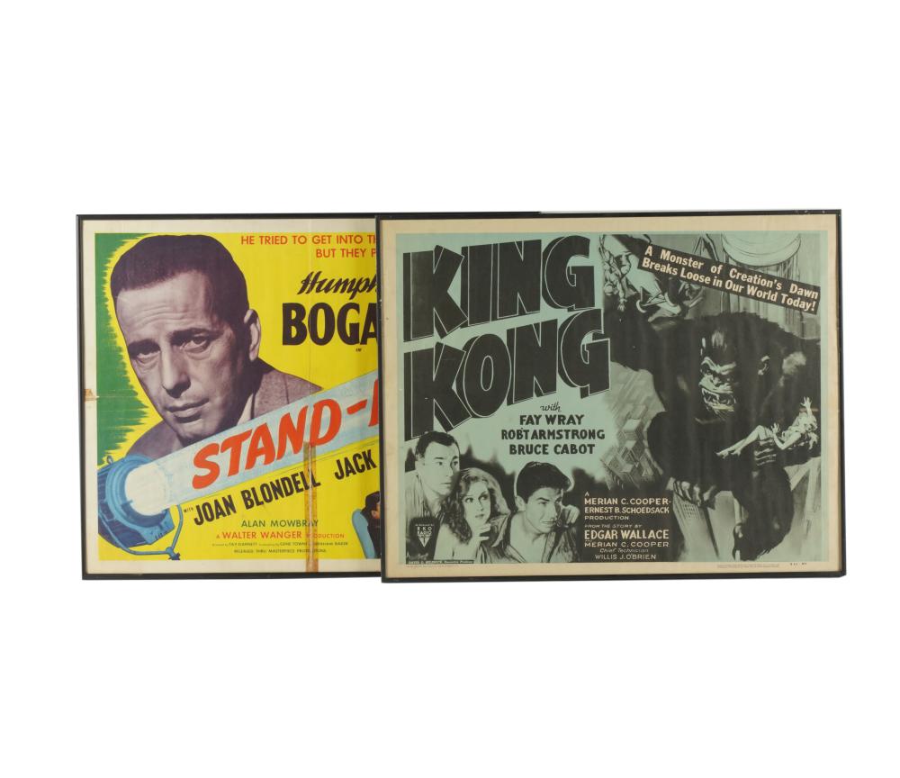 Appraisal: KING KONG STAND-IN MOVIE POSTERSCondition with creases and wear each