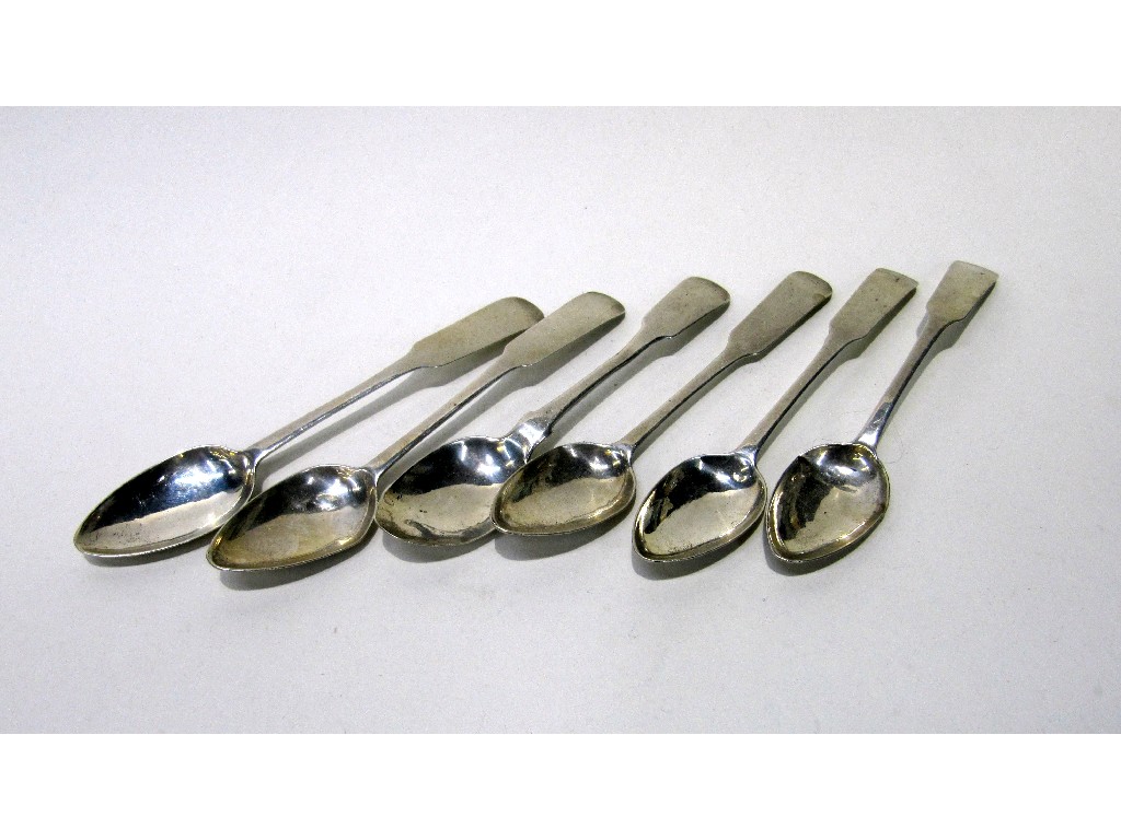 Appraisal: Set of six provincial silver spoons marked for Dundee