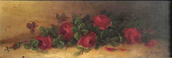 Appraisal: Ida Maria Podchernikoff American - A study of roses signed