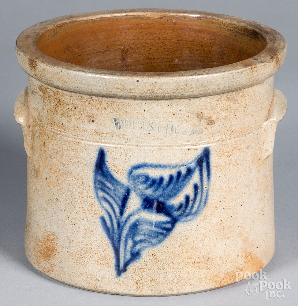 Appraisal: New York stoneware crock th c New York stoneware crock