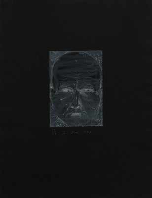 Appraisal: Jim Dine American b Self Portrait as a Negative Etching