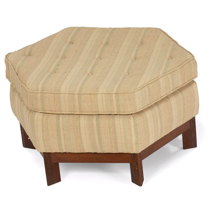 Appraisal: Frank Lloyd Wright ottoman Heritage Henredon