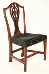 Appraisal: SIDE CHAIR - th c American Chippendale side chair arched